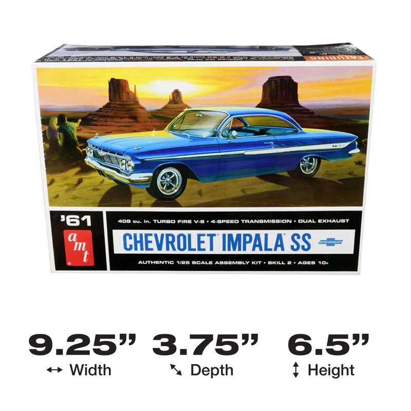 Platz AMT - 1961 Chevy Impala SS (AMT1013/12), 0.5 Liters, Standard - Image 5